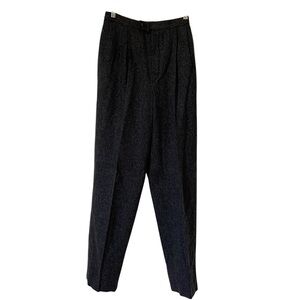 L.L.Bean NWT Vintage 100% Wool Grey Straight Leg trouser Pants Size Small